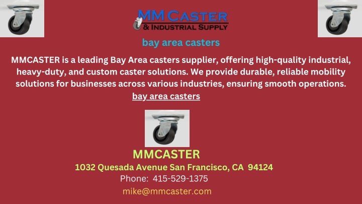 bay area casters