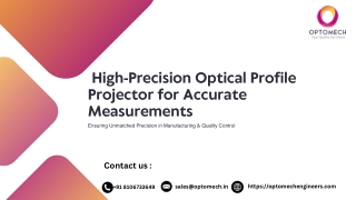 high precision optical profile projector