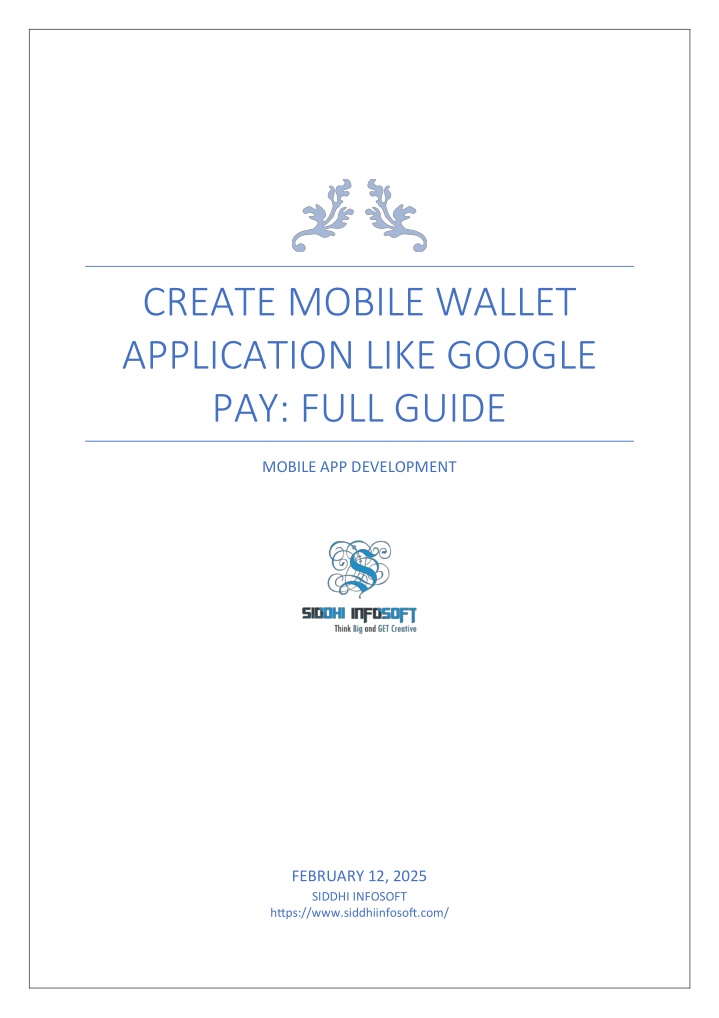 create mobile wallet application like google