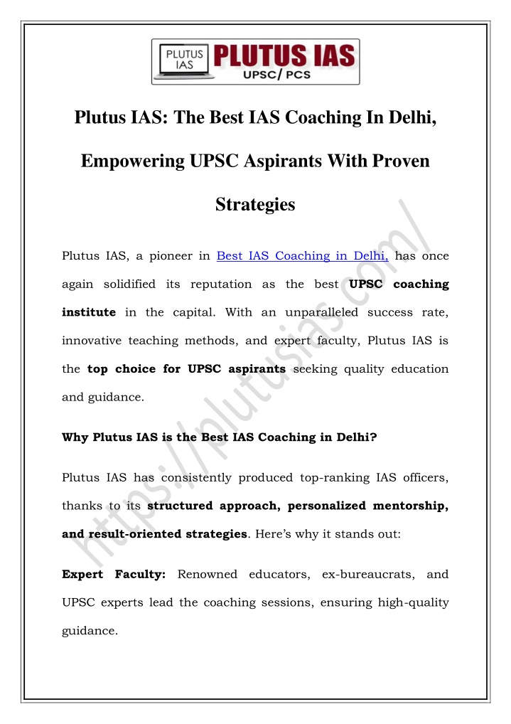 plutus ias the best ias coaching in delhi