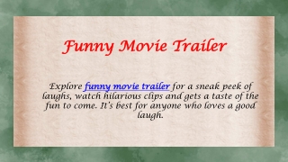 funny movie trailer funny movie trailer