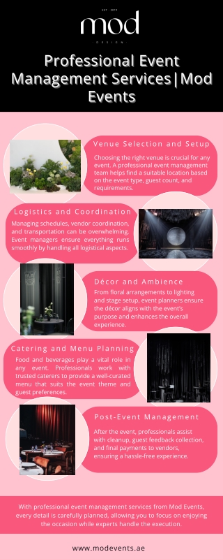 Professional Event Management Services  Mod Events