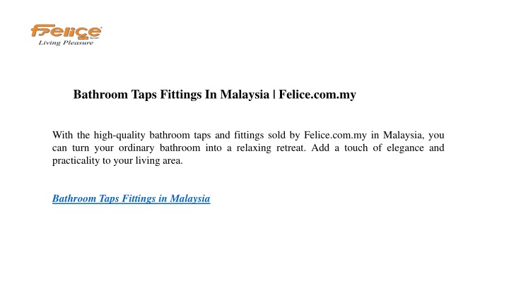 bathroom taps fittings in malaysia felice com my