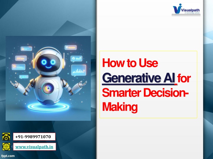 how to use generative ai for smarter decision making