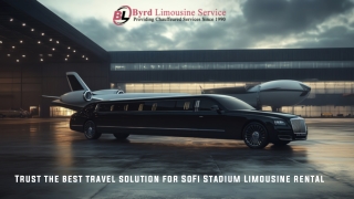 Trust the best travel solution for SoFi Stadium Limousine rental