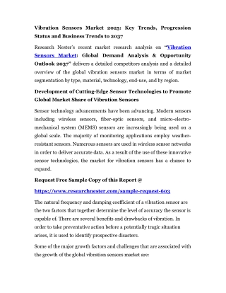 vibration sensors market 2025 key trends