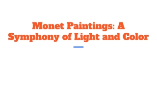 monet paintings a symphony of light and color