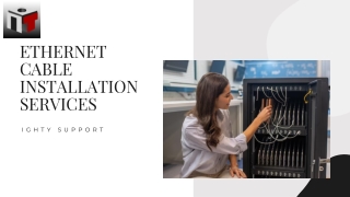 Professional Ethernet Cable Installation Services | Ighty Support