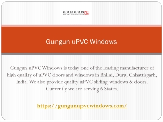 gungun upvc windows