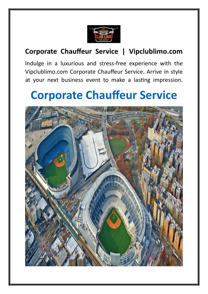 corporate chauffeur service vipclublimo com