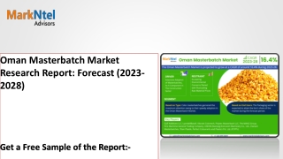 oman masterbatch market research report forecast