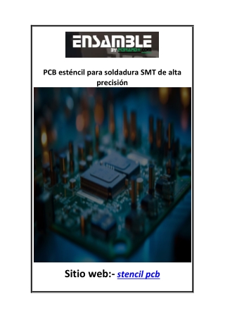 PCB esténcil para soldadura SMT de alta precisión