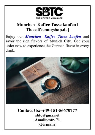 Munchen  Kaffee Tasse kaufen Thecoffeemugshop.de