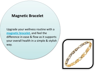 magnetic bracelet