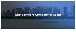 ERP Software Company in Kochi