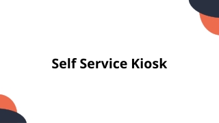 self service kiosk