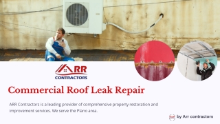 Commercial Roof Leak Repair