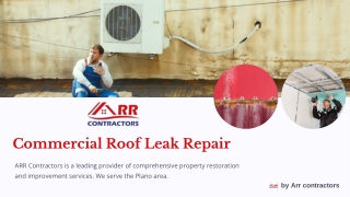 Commercial Roof Leak Repair