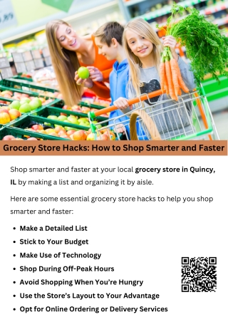 grocery store hacks how to shop smarter and faster