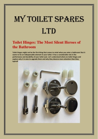 Toilet Hinges The Most Silent Heroes of the Bathroom