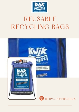 reusable recycling bags
