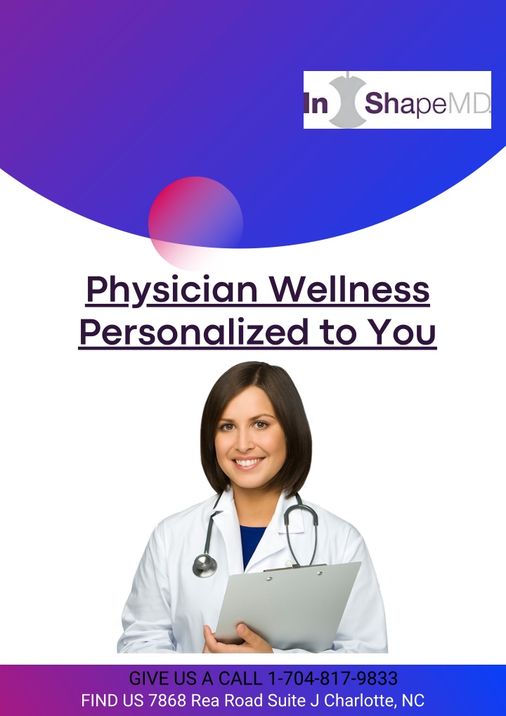 physician wellness personalized to you