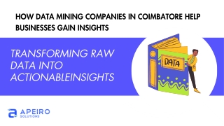 How Data Mining Companies - Apeiro Solutions