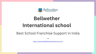 How to Start an International School in India with Bellwether