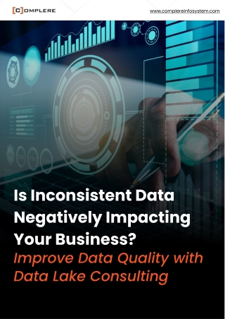 Is Inconsistent Data Negatively Impacting Your Business Improve Data Quality with Data Lake Consulting