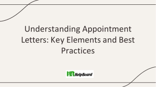 understanding appointment letters key elements and best practices