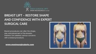 Breast Lift – Restore Shape and Confidence with Expert Surgical Care