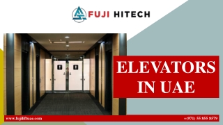 ELEVATORS IN UAE