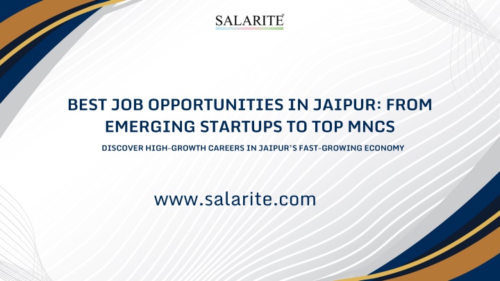 best job opportunities in jaipur from emerging