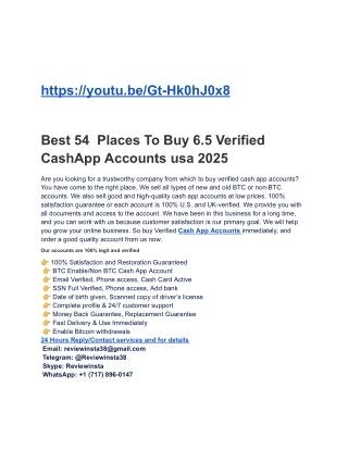 Top 7 Sites To Buy Verified Cash App Accounts In This Year