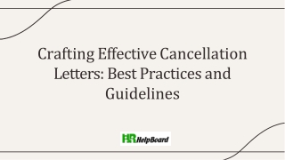 crafting effective cancellation letters best practices and guidelines