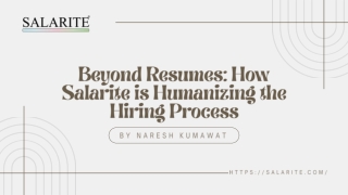 beyond resumes how salarite is humanizing
