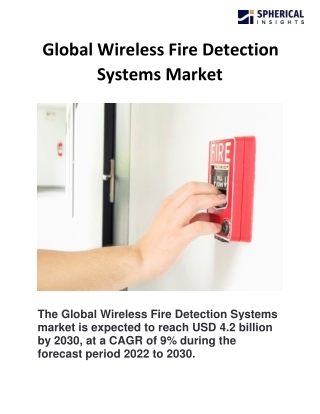 Global Wireless Fire Detection Systems Market