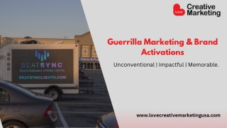Guerrilla Marketing & Brand Activations