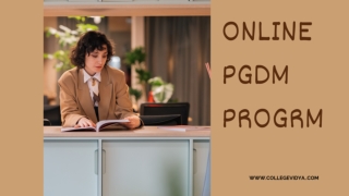 Online PGDM Program