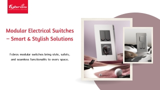 modular electrical switches smart stylish