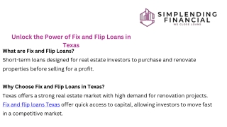 Maximize Your Investment with Fix and Flip Loans Texas