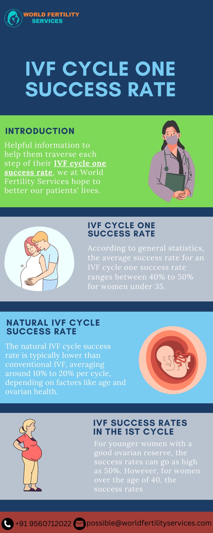 ivf cycle one success rate