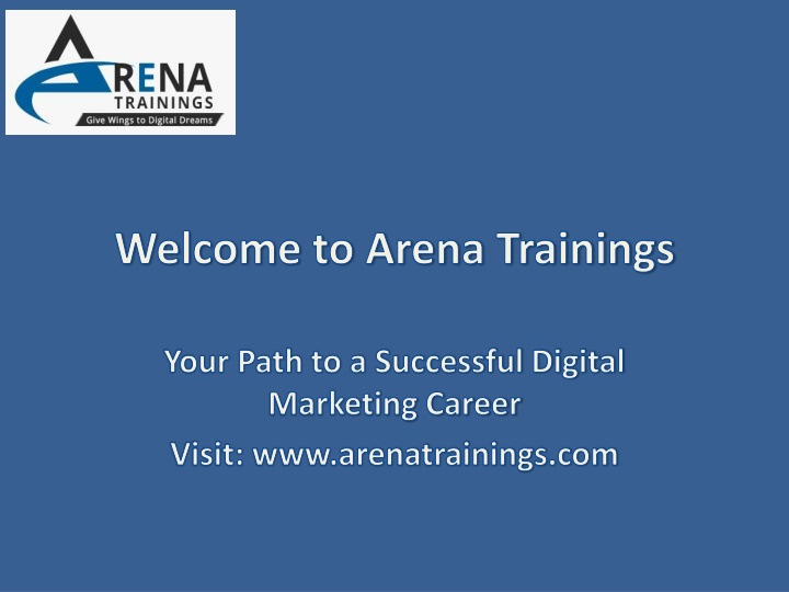 welcome to arena trainings