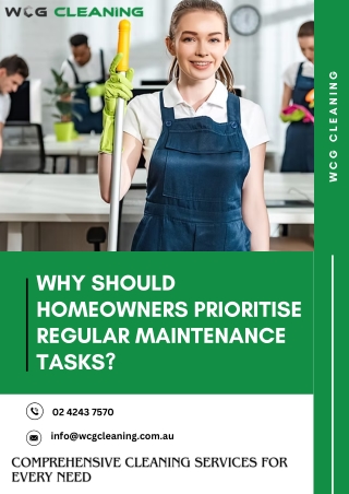 Why Should Homeowners Prioritise Regular Maintenance Tasks