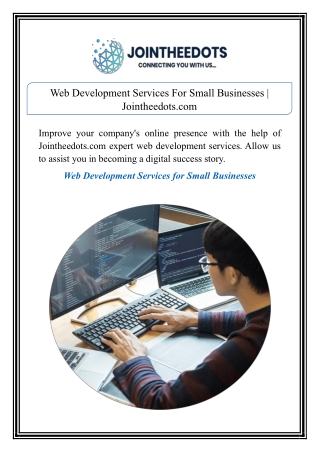 Web Development Services for Small Businesses