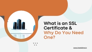 What is an SSL Certificate & Why Do You Need One