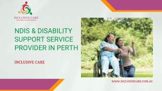 NDIS & Disability support Service Provider in Perth