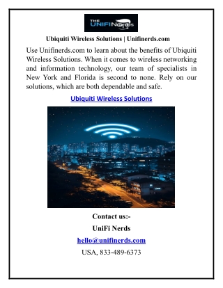 ubiquiti wireless solutions unifinerds com