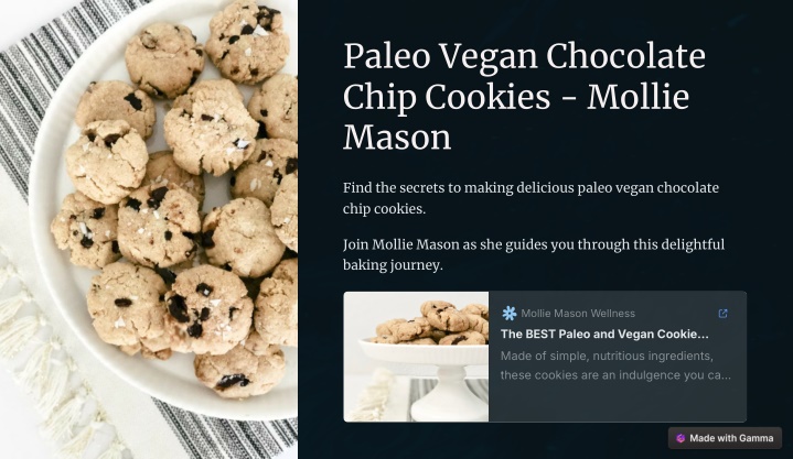 paleo vegan chocolate chip cookies mollie mason