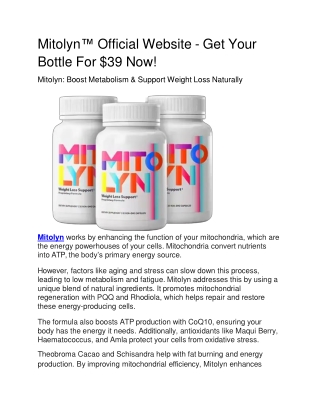 mitolyn official website get your bottle for 39 now